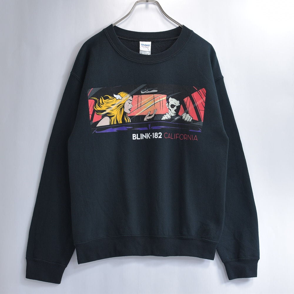 00s GILDAN ギルダン BLINK-182 プリント スウェットシャツ 00s GILDAN ギルダン BLINK-182 プリント スウェットシャツ