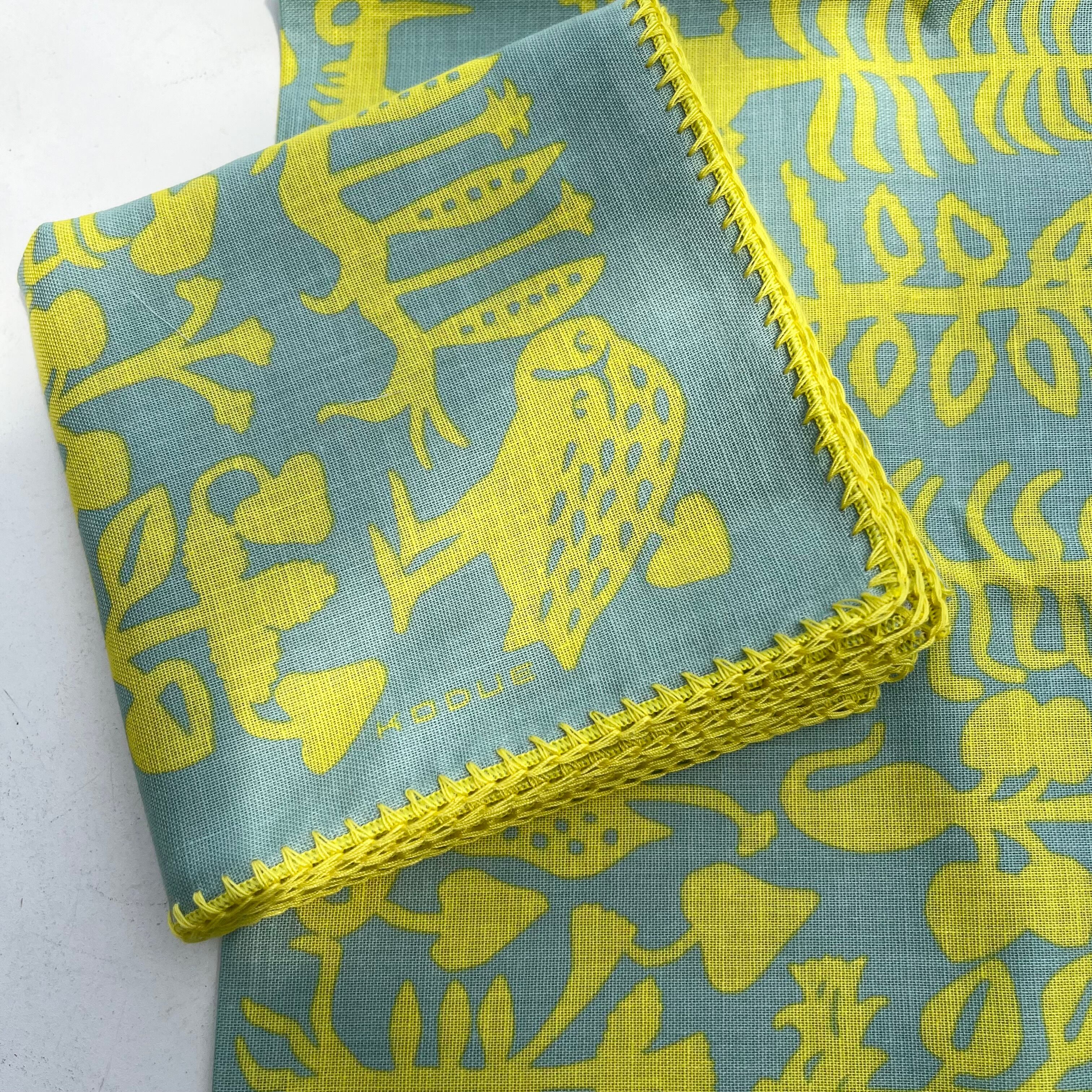 ひびのこづえ ハンカチ ROOT イエロー 2枚合わせ