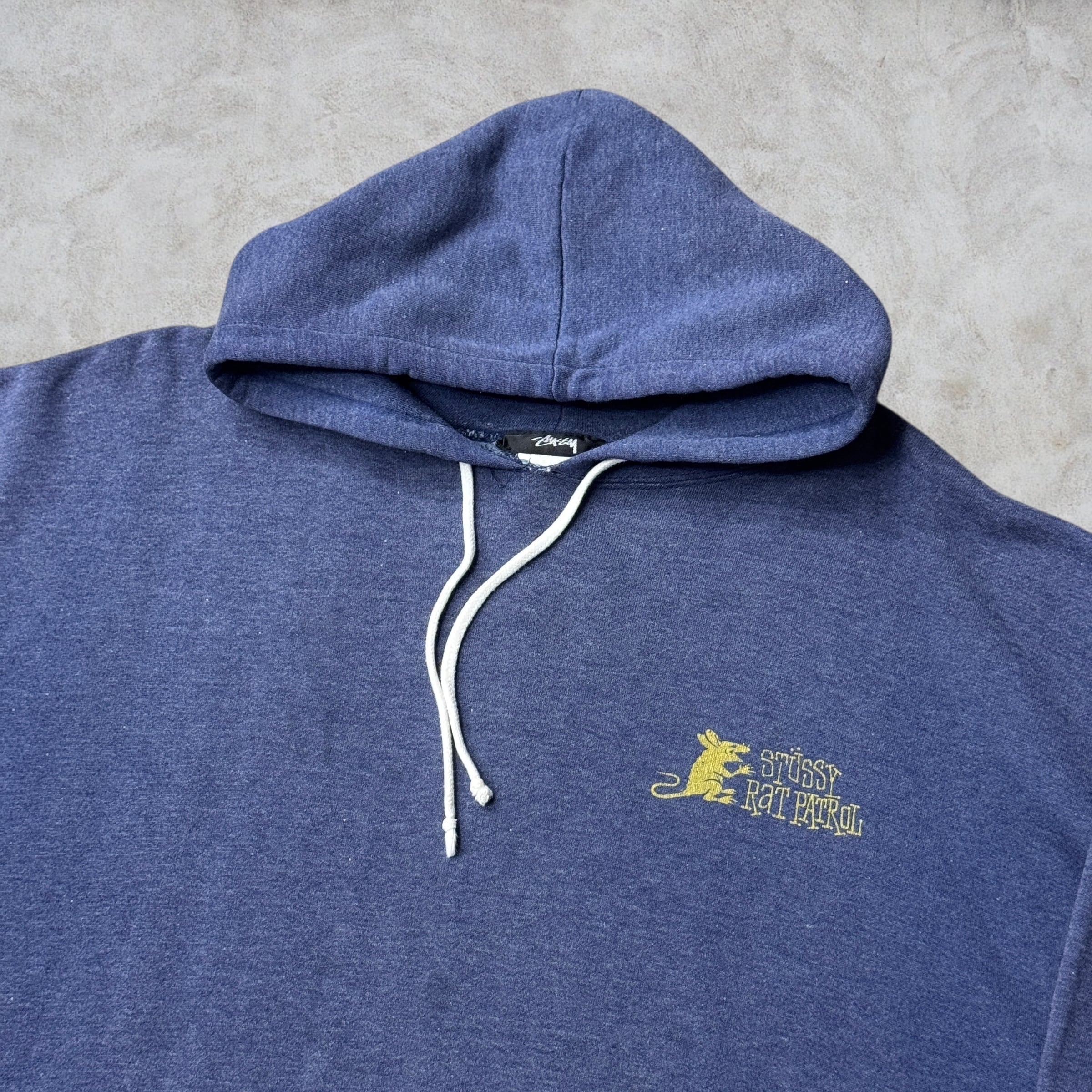 Special!!】80's~90's old stussy RAT PATROL hoodie “黒タグ” “ラット