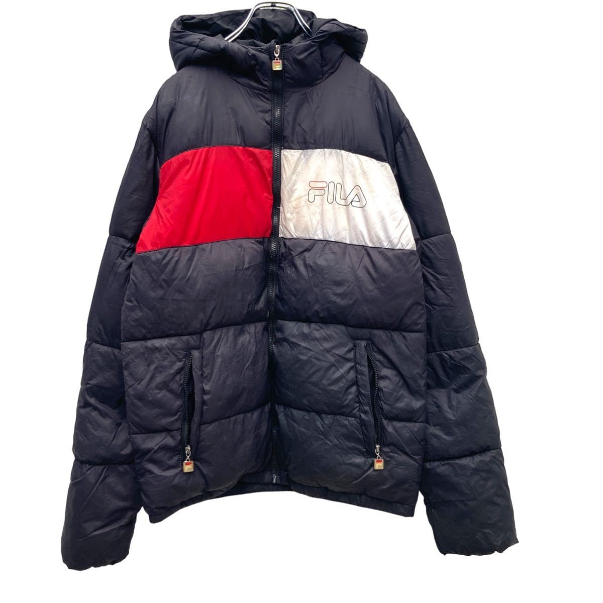 FILA フーディ ダウン・中綿ジャケットSサイズ フィラ ナイロン