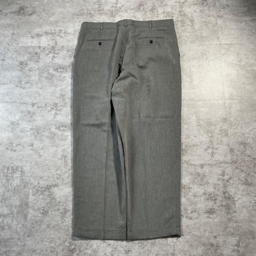 80-90s Yves Saint Lauren gray slacks 詳細写真2