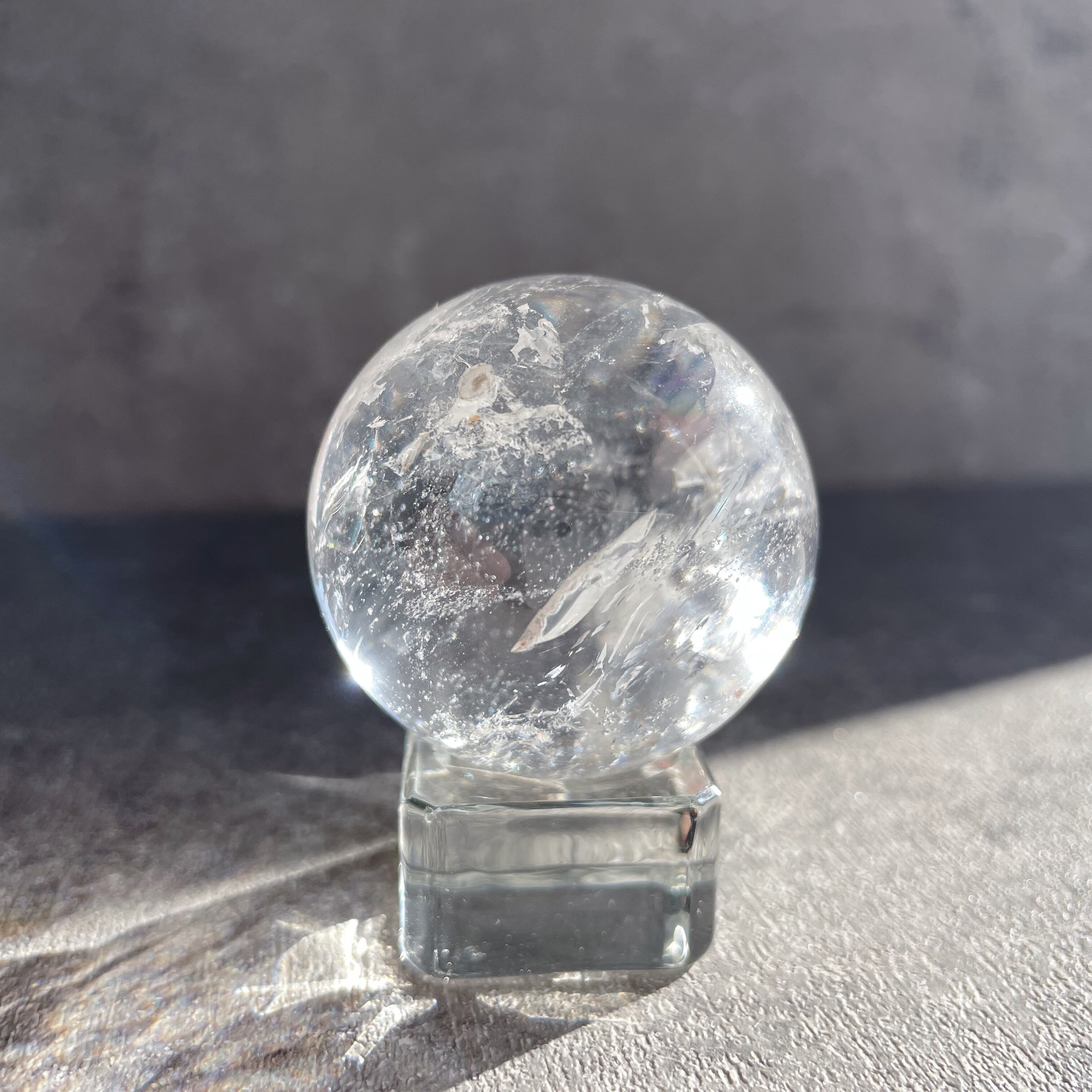 クリアクォーツ スフィア（丸玉）03♡Clear Quartz♡ 水晶玉◎天然石