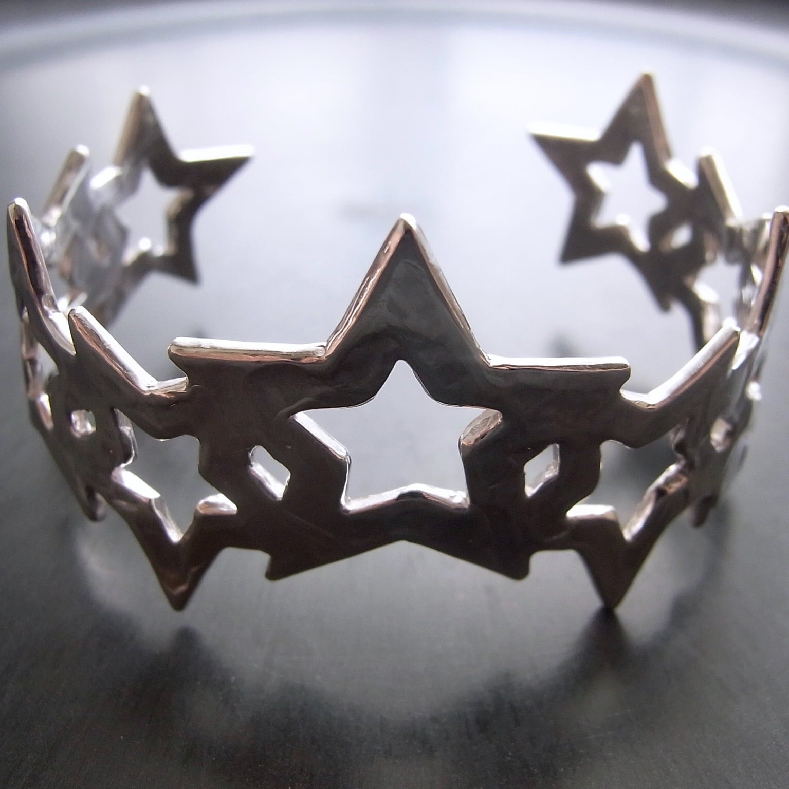 Silver Star Bangle/星のバングル