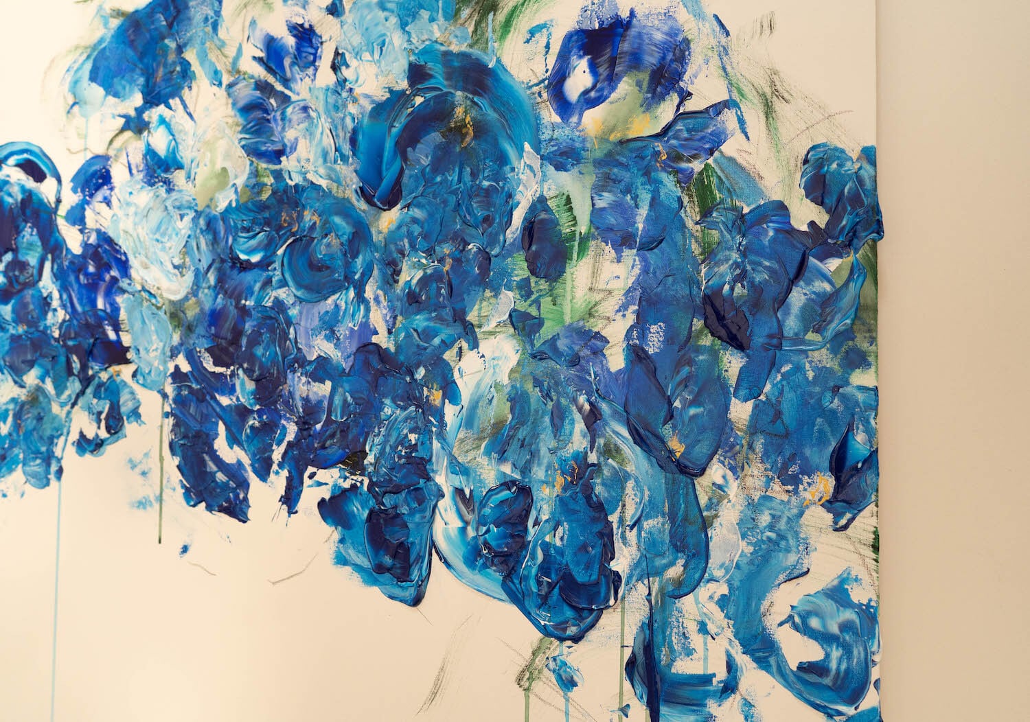 Flowers / 青色の花をテーマにした現代アート作品 絵画販売 | TOMOYA