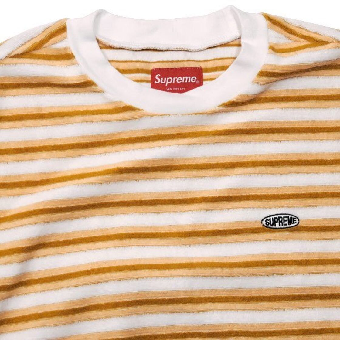 SUPREME シュプリーム 18SS MULTI STRIPE TERRY TEE マルチ ストライプ 