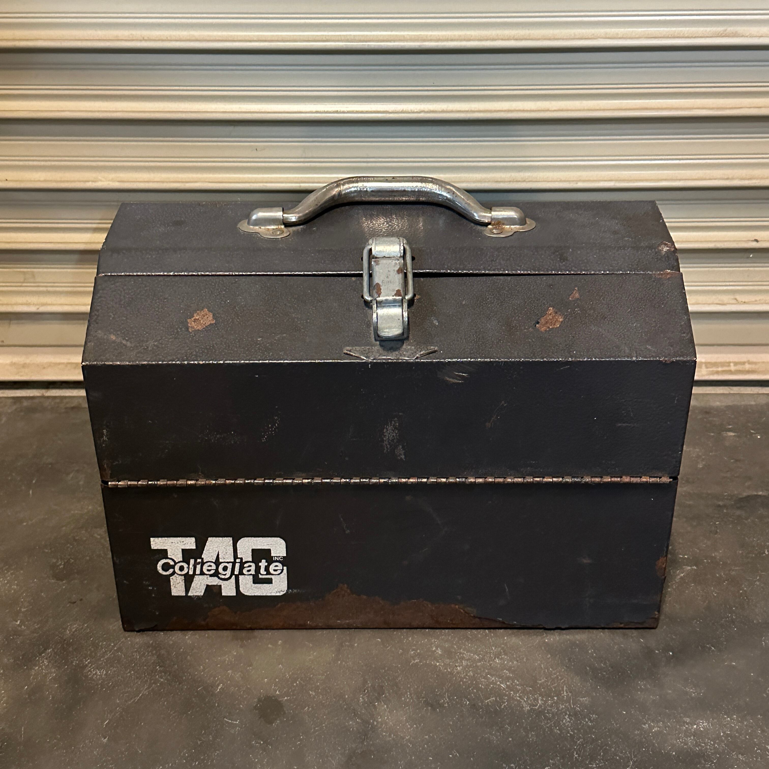 Vintage “TAC Collegiate Metal Toolbox”(ティーエーシー コリエイティ) インダストリアル 工具箱