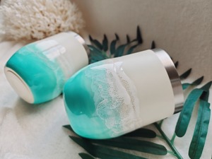 411.オーシャンレジンアート 海のステンレスタンブラー