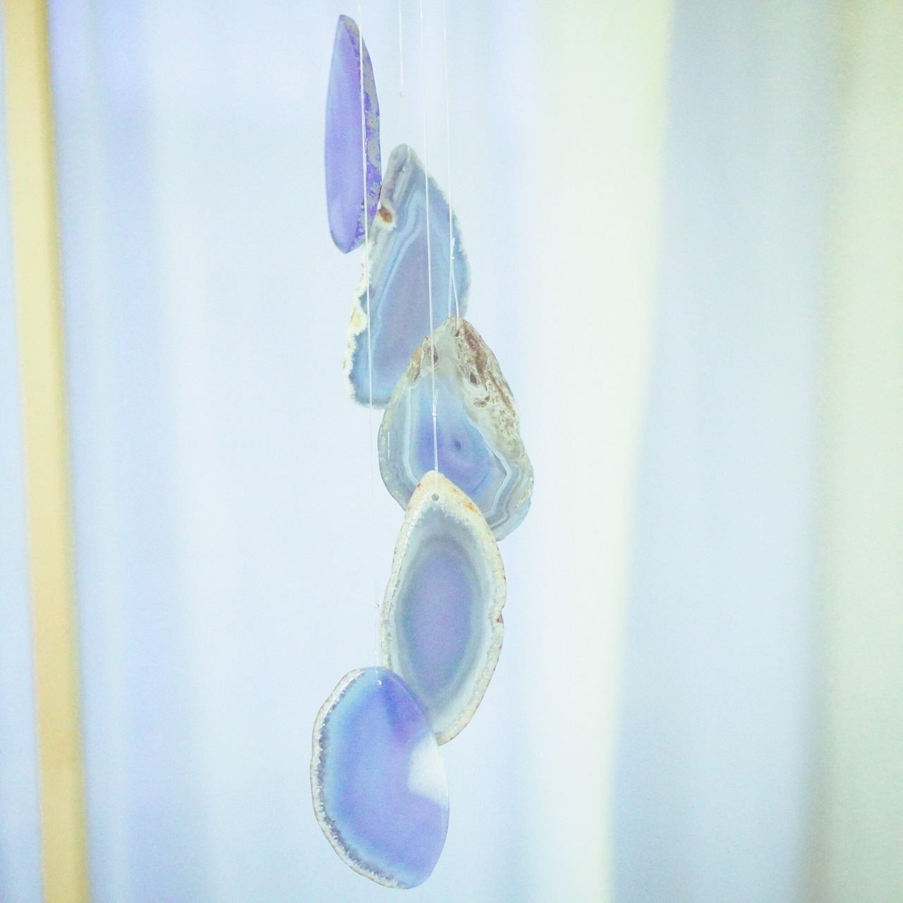 Blue Planet 06 - アゲートヒーリングチャイム / Agate Sun Catcher Wind Chime 613