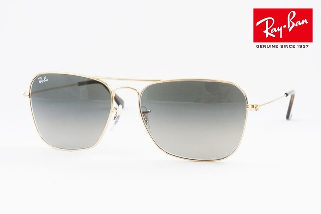 Ray-Ban サングラス RB3136 181/71 Caravan ツーブリッジ ティアドロップ キャラバン レイバン 正規品