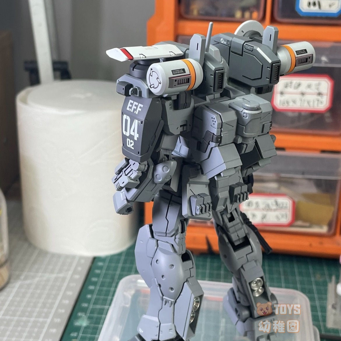 龍弟】1/144 HG ジム スパルタン 偵察特化型用バックパック 改造パーツ