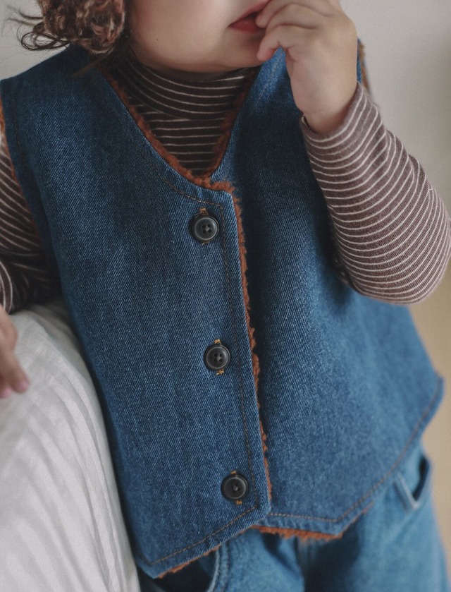 予約⌇onu/ Dumble denim vest
