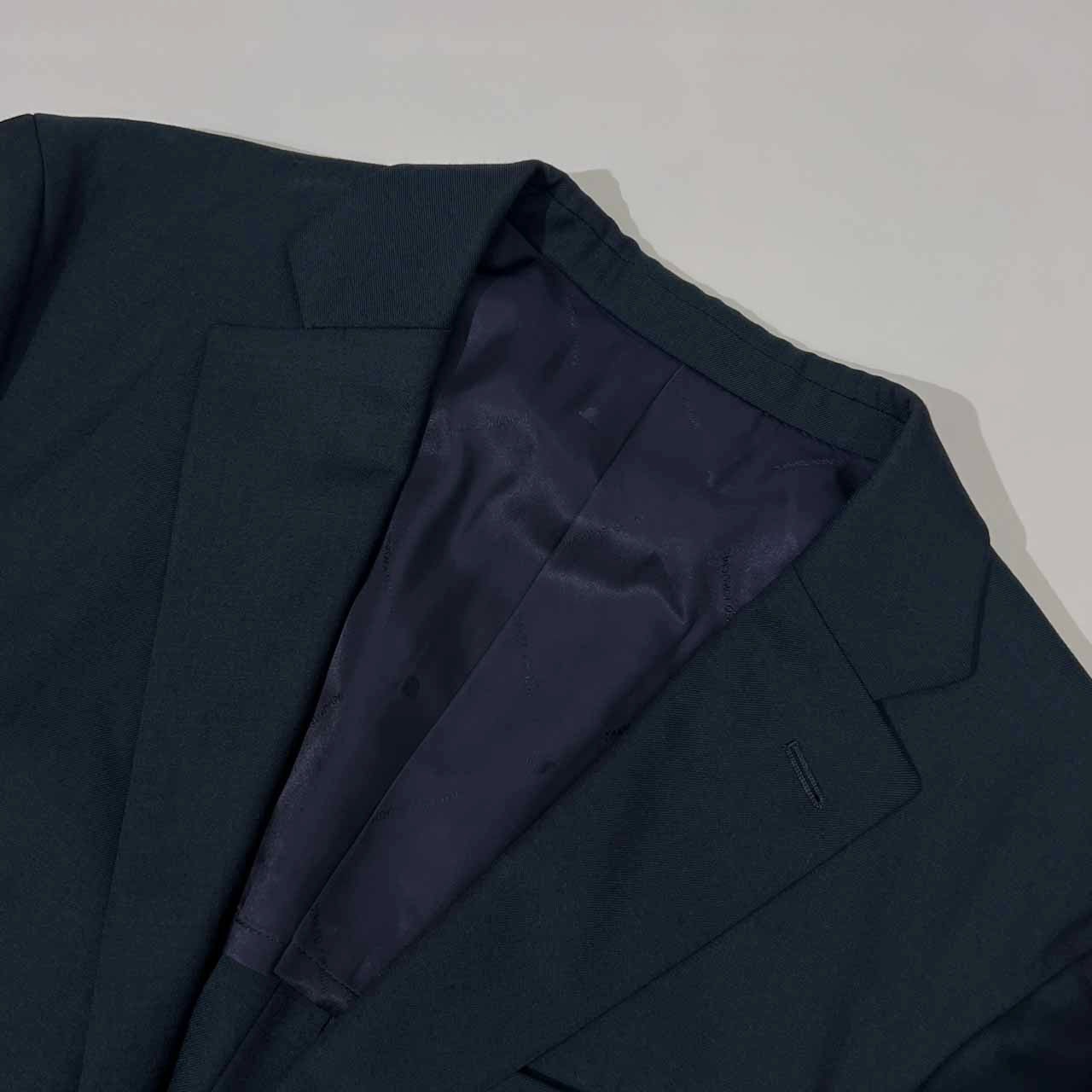 TAKEO KIKUCHI タケオキクチ 2B セットアップ スーツ サマーウール テーラードジャケット スラックスパンツ 3 /ネイビー系/日本製