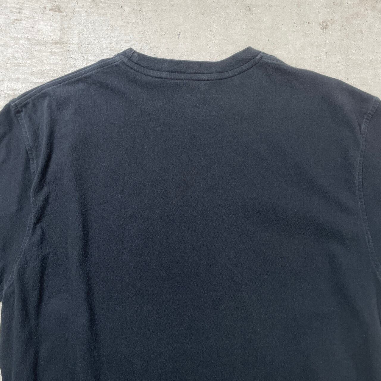 00年代 NIKE ナイキ スウォッシュ ワンポイントロゴ刺繍 Tシャツ