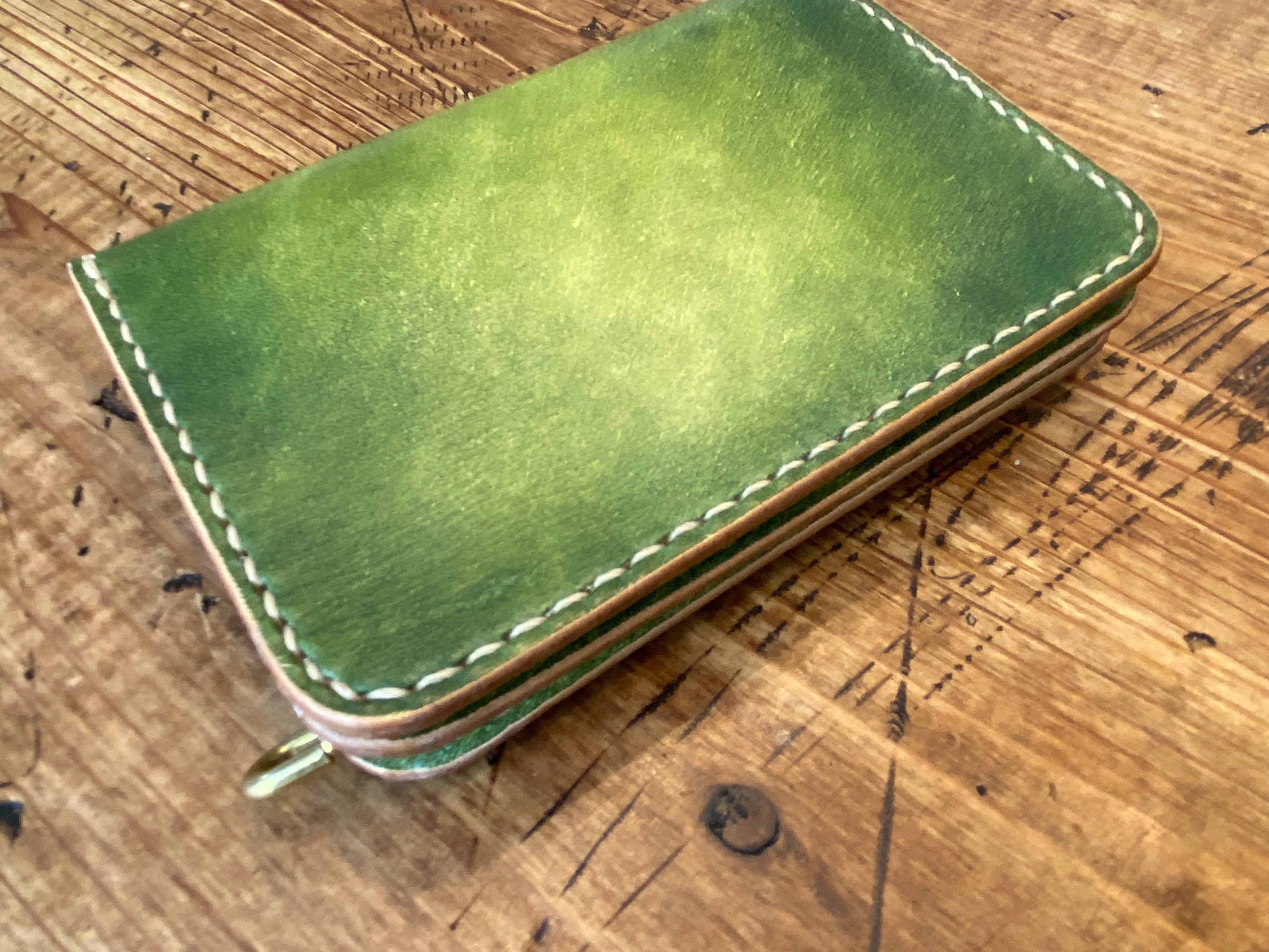 トラッカーウォレット ミニ グリーン 緑 財布 | ashitae