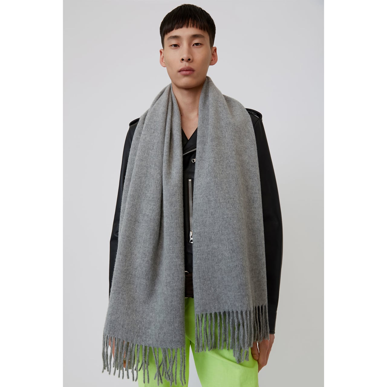 Acne Studios]旧タグ：アクネストゥディオ fringed Scarf オーバー  