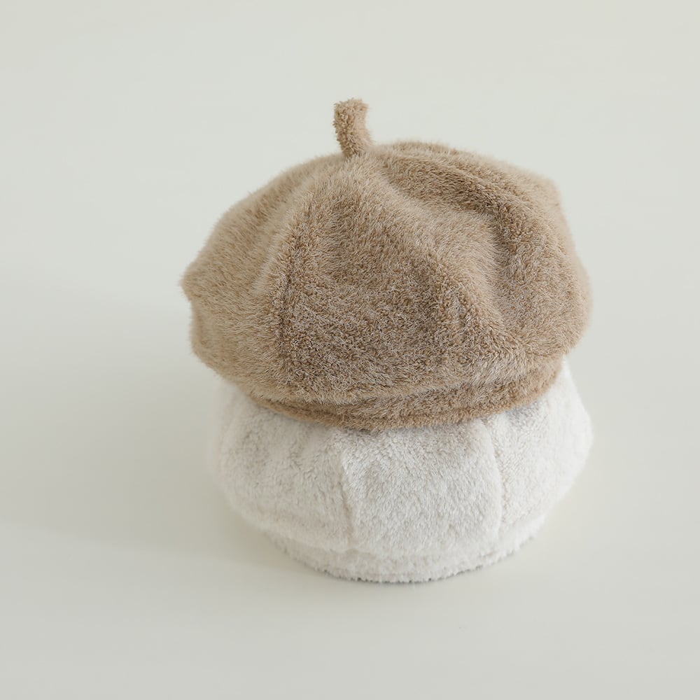 もこもこベレー帽