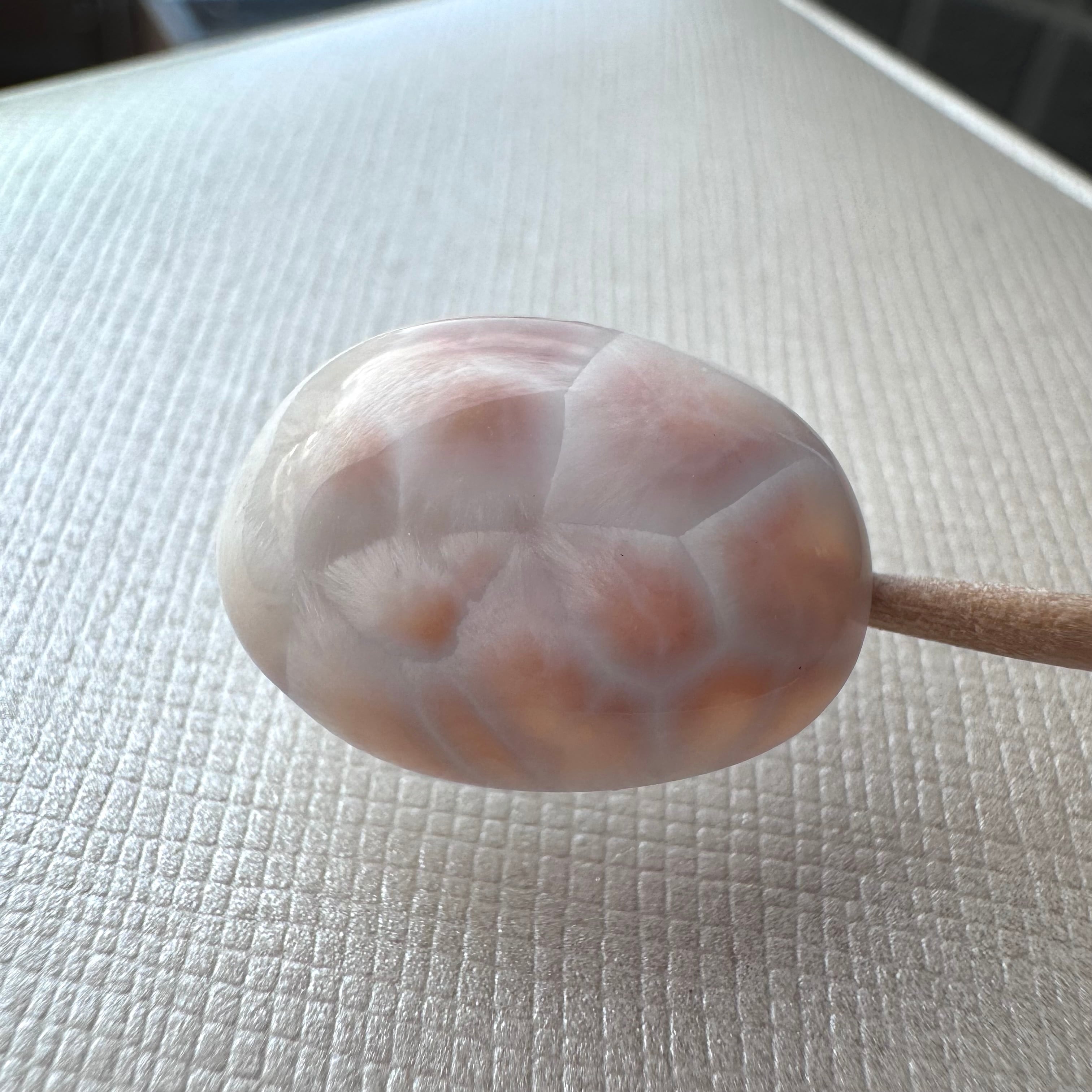 no.T29 ピンクラリマー トムソナイト 貫通穴