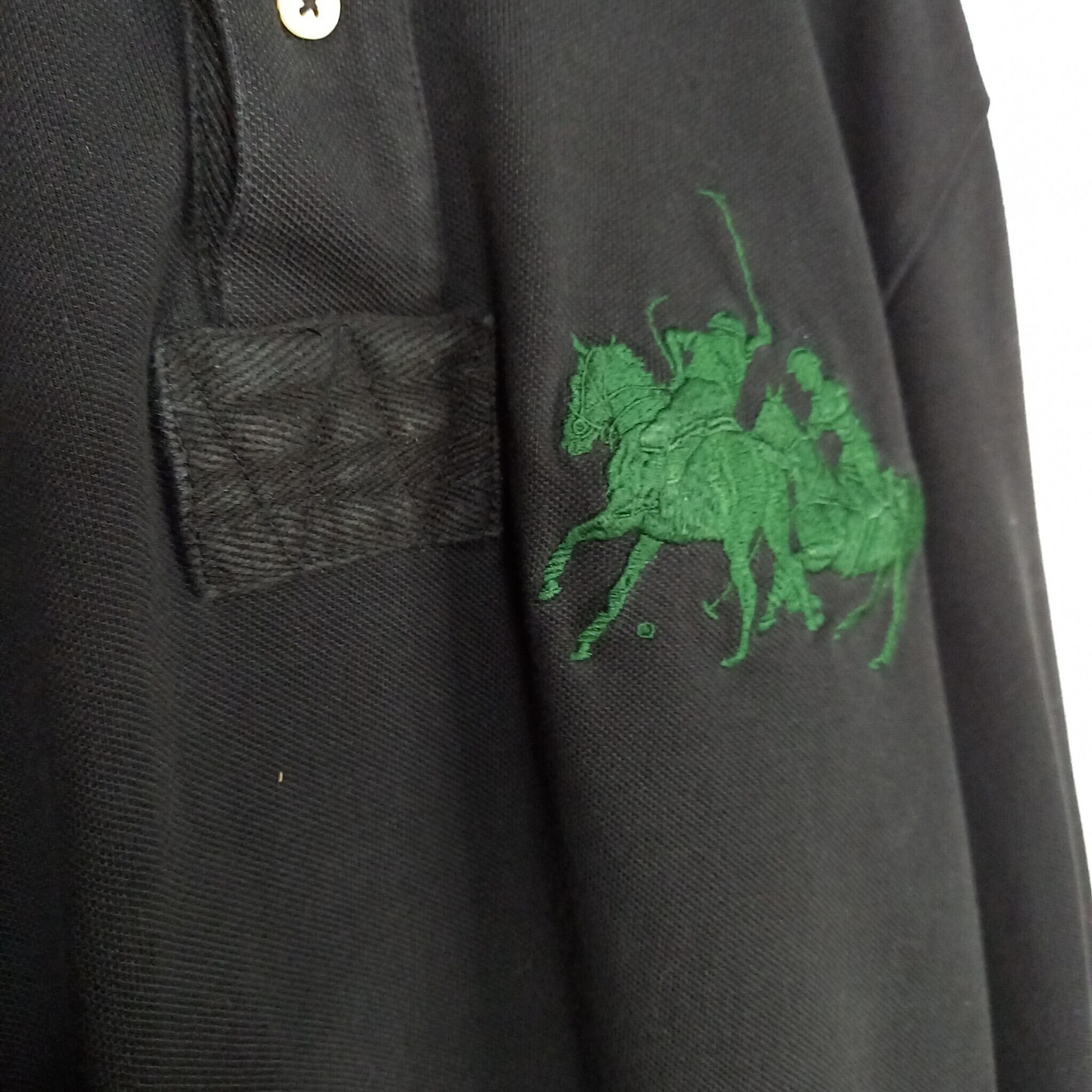 ラルフローレン ポロシャツ 長袖 長ポロ 刺繍ロゴ ビッグポニー ラガー