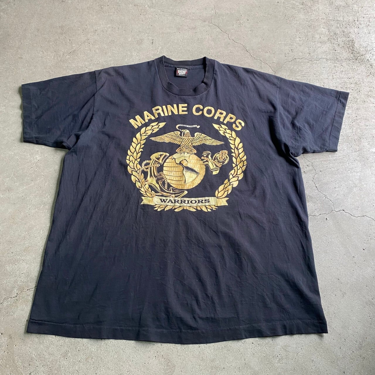 ビッグサイズ USA製 90年代 MARINE CORPS ミリタリー 両面プリントT 