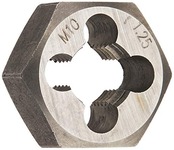 イチネンアクセス Thread Master(スレッドマスター) タップ・ダイス 六角ダイス M10×1.25mm 22239 六角サイズ21mm(合金工具鋼)