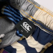 CANTERBURY カンタベリー ボーダー アグリーショーツ スウェット ハーフパンツ ショートパンツ XS /マルチ/ラグビー/ラガー/男女でも