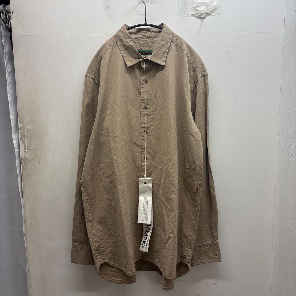 CASEY CASEY ケイシーケイシー BIG RACCOURCIE SHIRT-COT 長袖