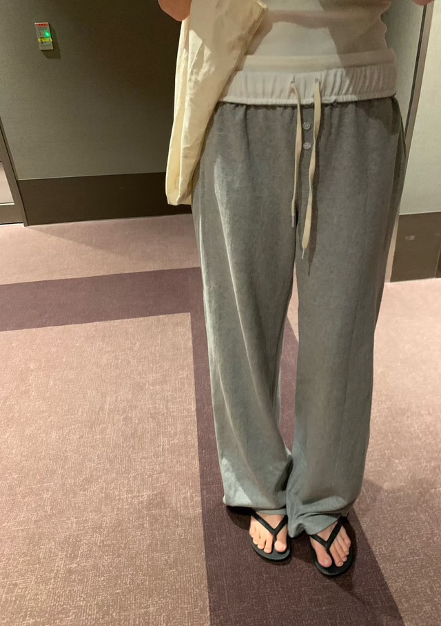 (予約) vegetable / Roti button pants 2color