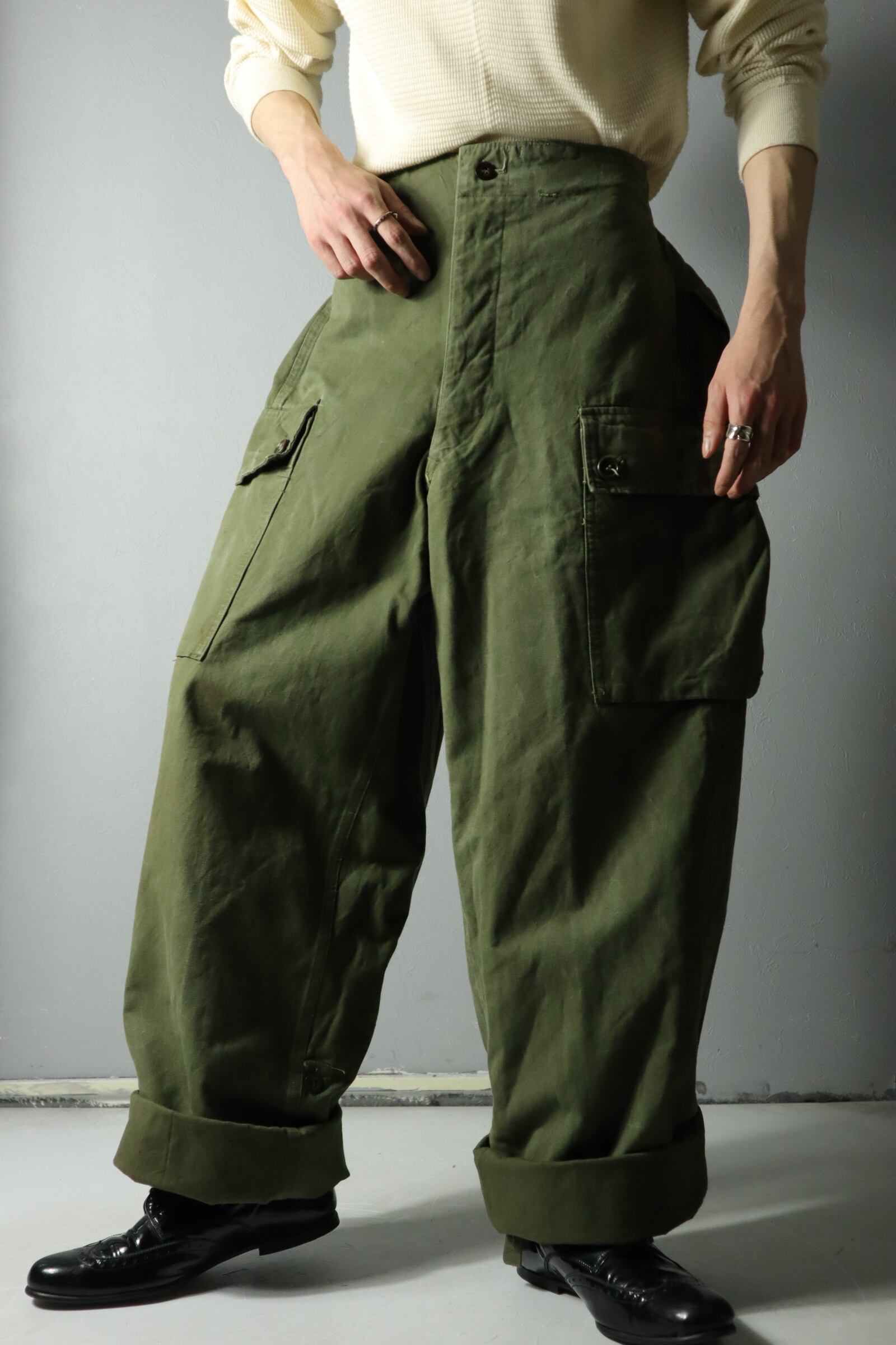 50's dutch army field cargo pants | horsemoveis.com.br