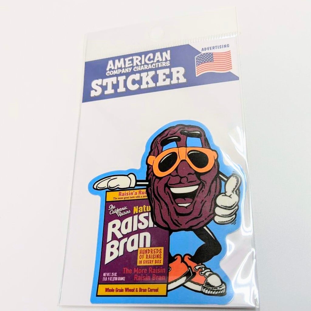 送料無料！【 California Raisins（カリフォルニアレーズン）】 American Company Characters STICKER / ステッカー 〚アメリカン雑貨 アメトイ〛