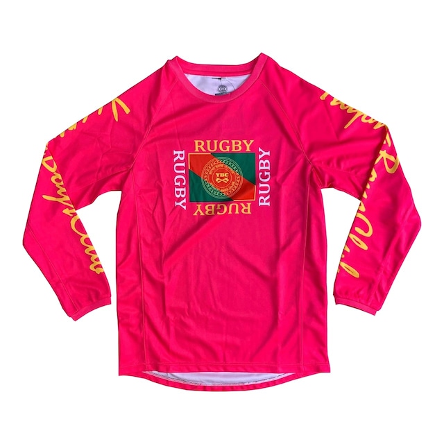 【YBC】Flaglogo Long Sleeve Tee Pink