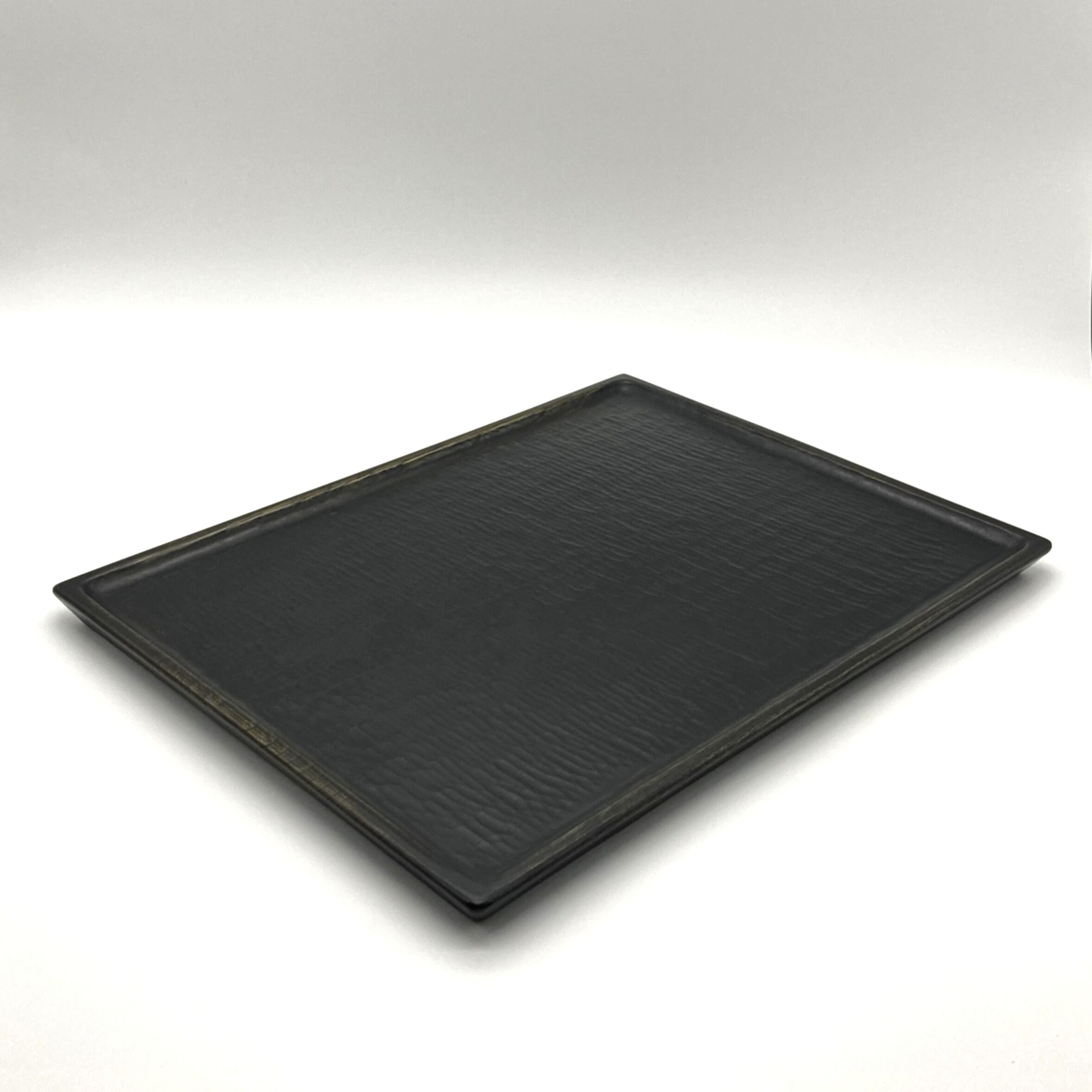 黒角敷盆 Black Square Tray / 藤原啓祐 | Toé Crafts and Cafe