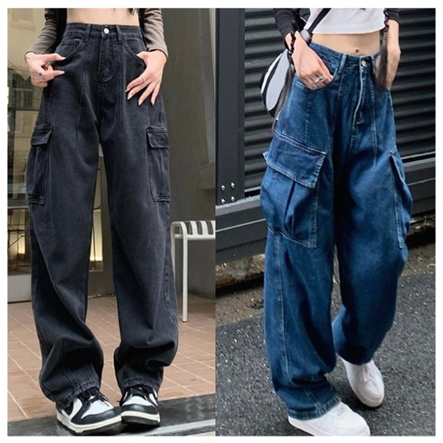 2022SUMMER/AUTUMN新作 2wayカーゴパンツヒップホップストリートデニム