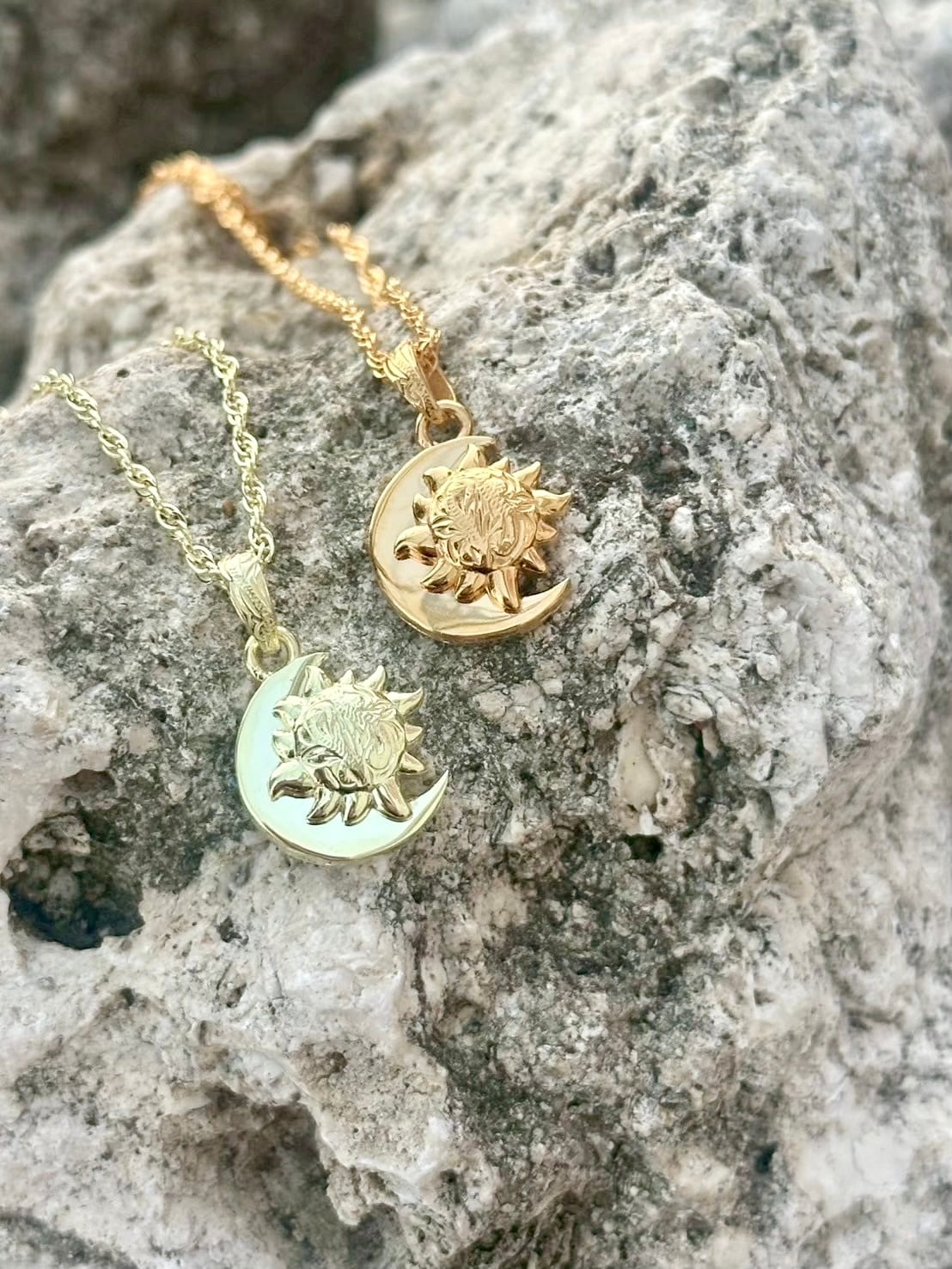 LIFE is 8th anniversary 【moon＆sun】グリーンゴールド・ゴールド・ピンクゴールド ￥12,000(￥13.200)