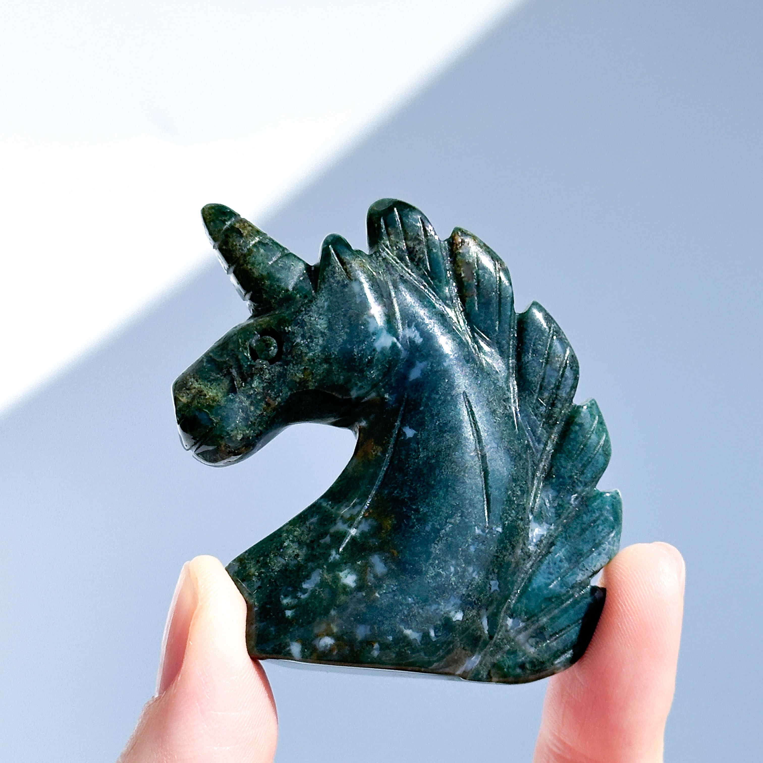 モスアゲート ユニコーン31◇ Moss Agate ◇天然石・鉱物