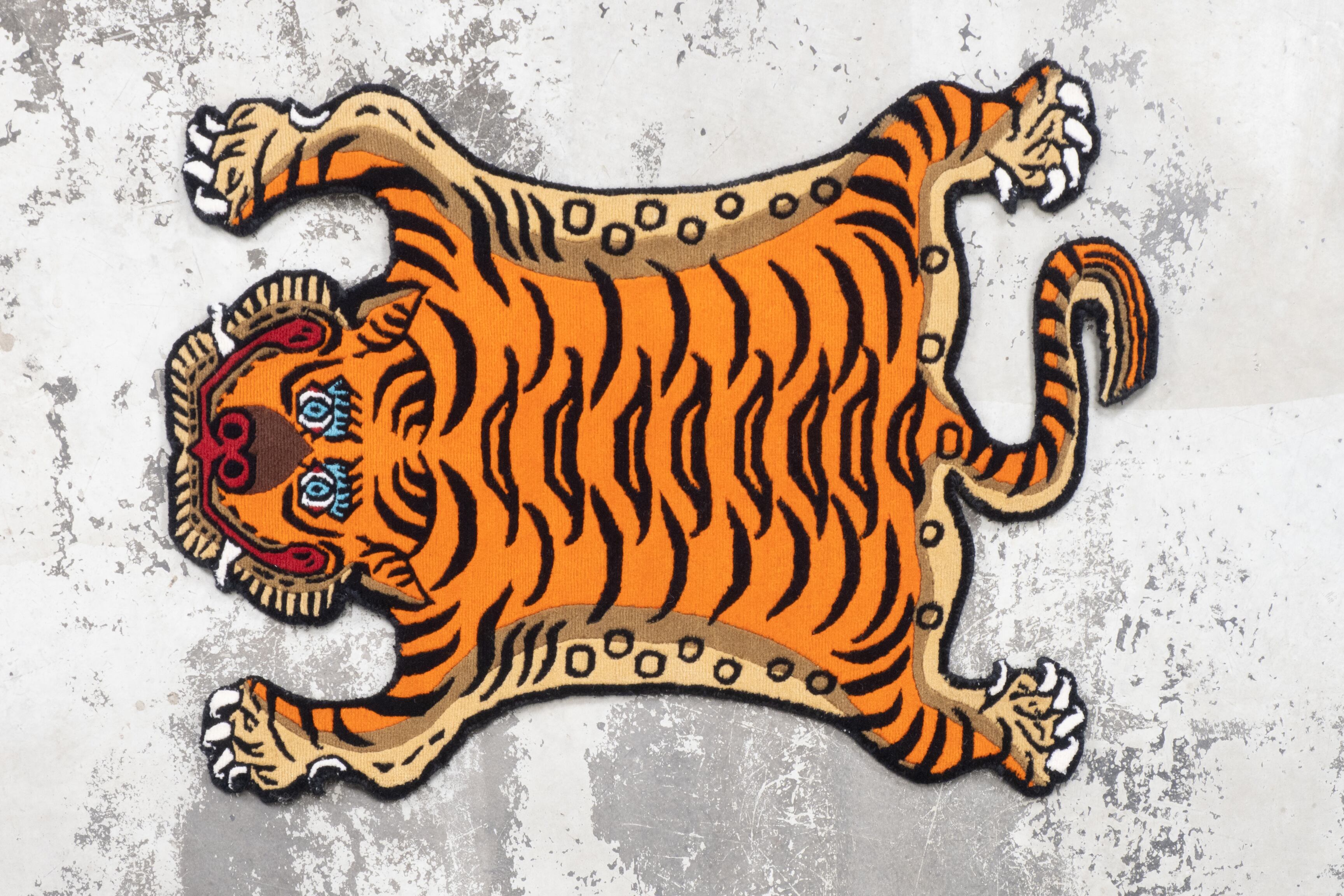 Tibetan Tiger Rug 《Sサイズ•ウール447》チベタンタイガーラグ