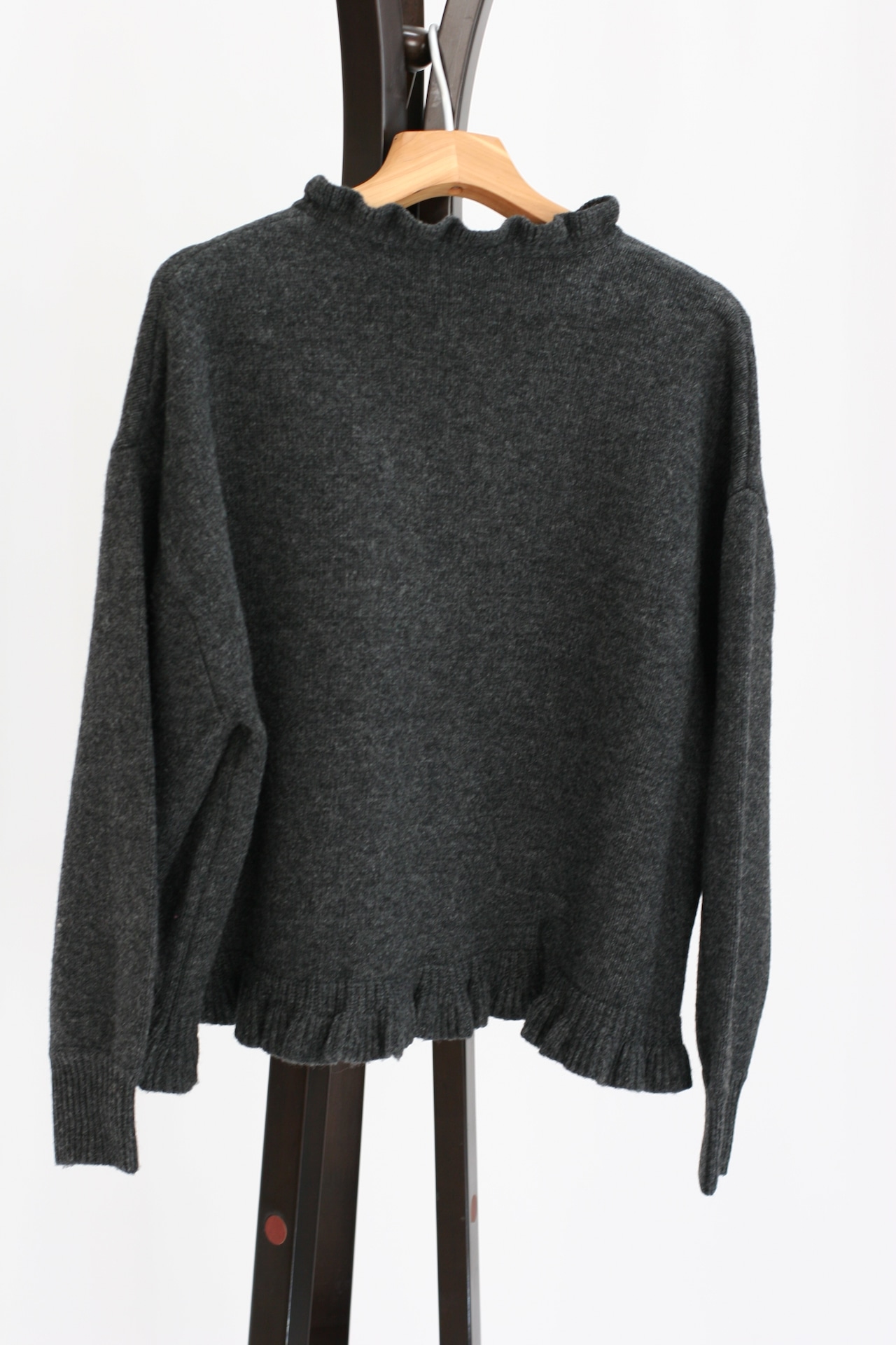 【ROBE de PEAU】Skipper frill knit pullover(RS028)