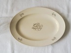 blomklockor oval plate 34.5cm