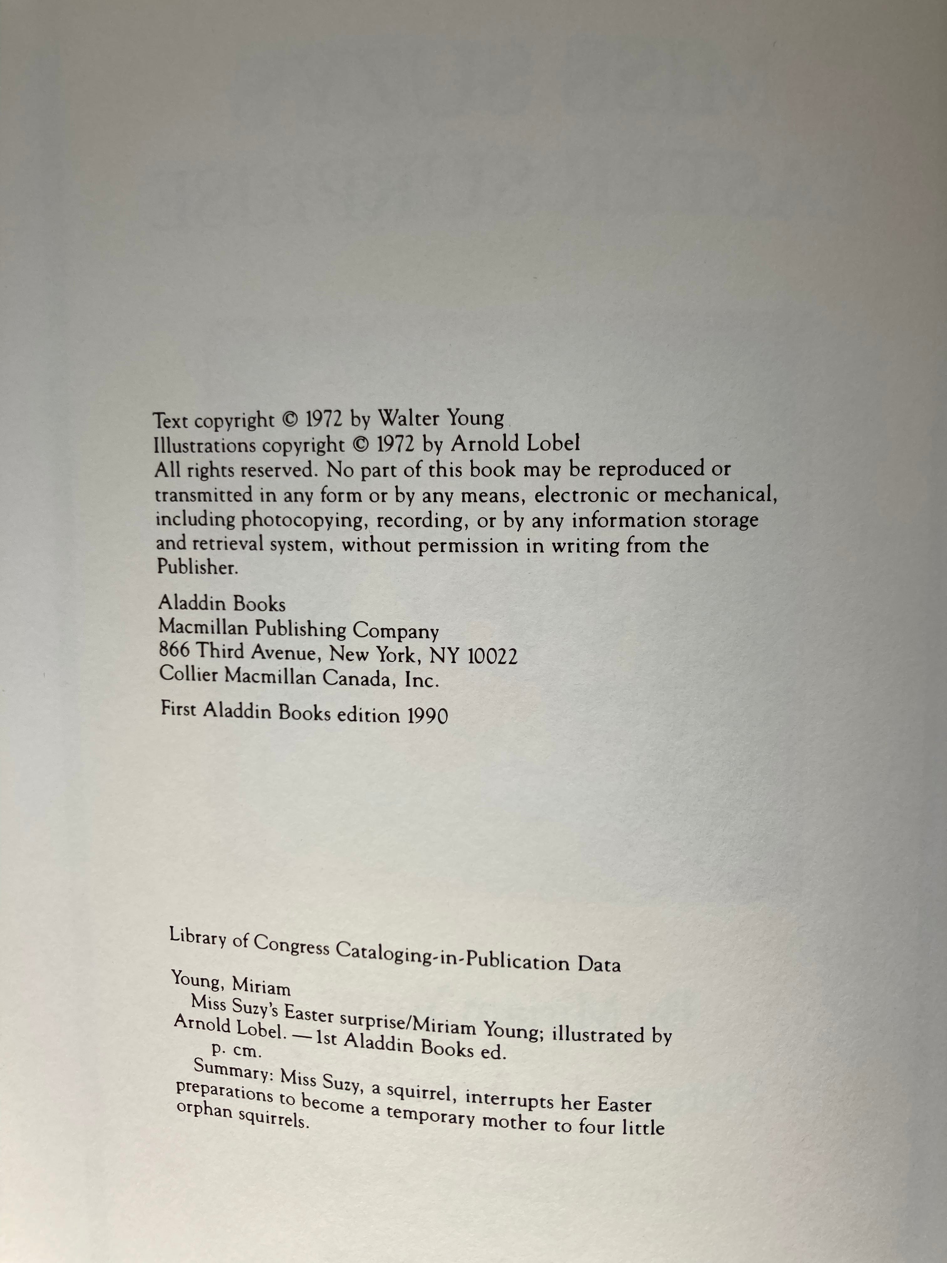 MISS SUZY’S EASTER SURORISEースージーおばさんのイースター