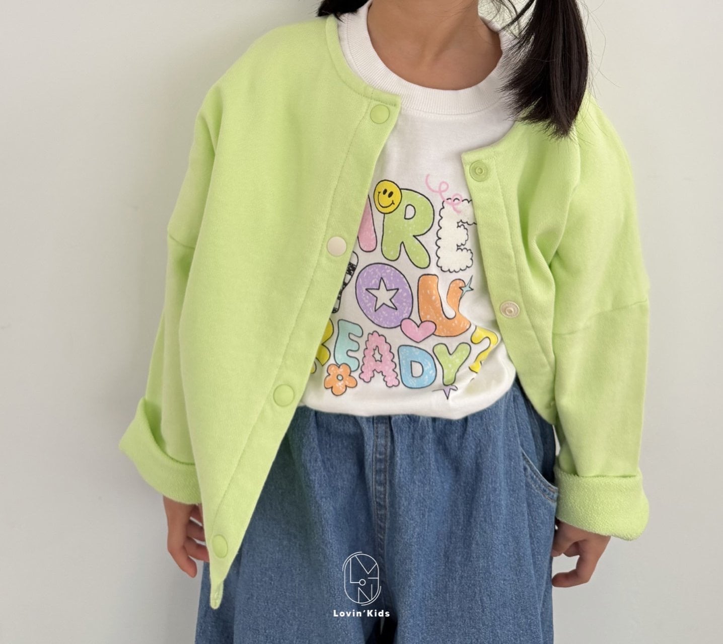 【予約】lovin' snap cardigan