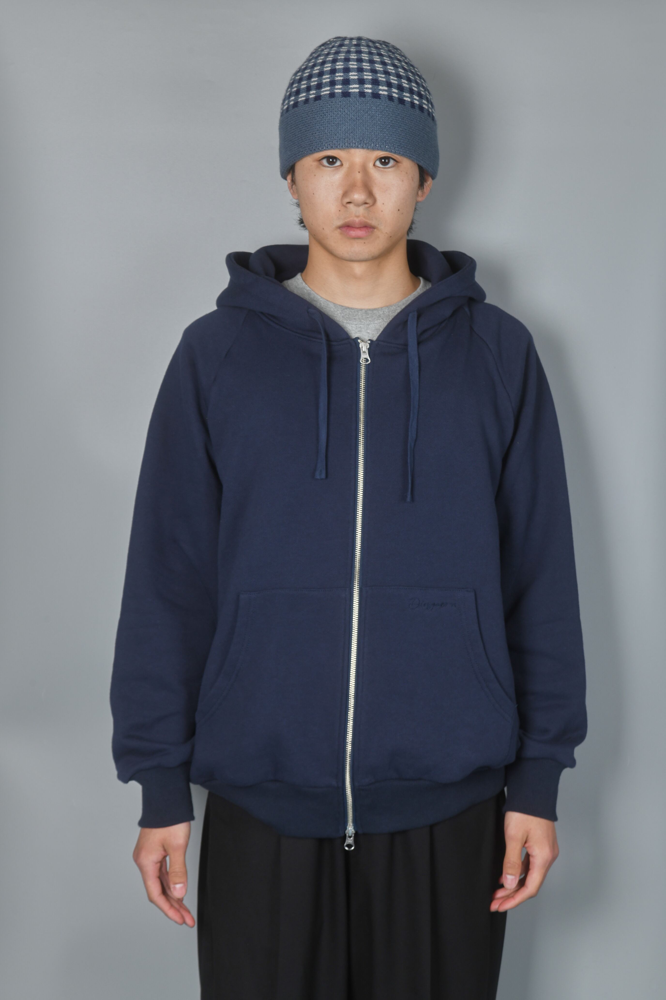 Diaspora Skateboards】Hayes Full Zip Hooded Sweatshirt(Wine)〈国内