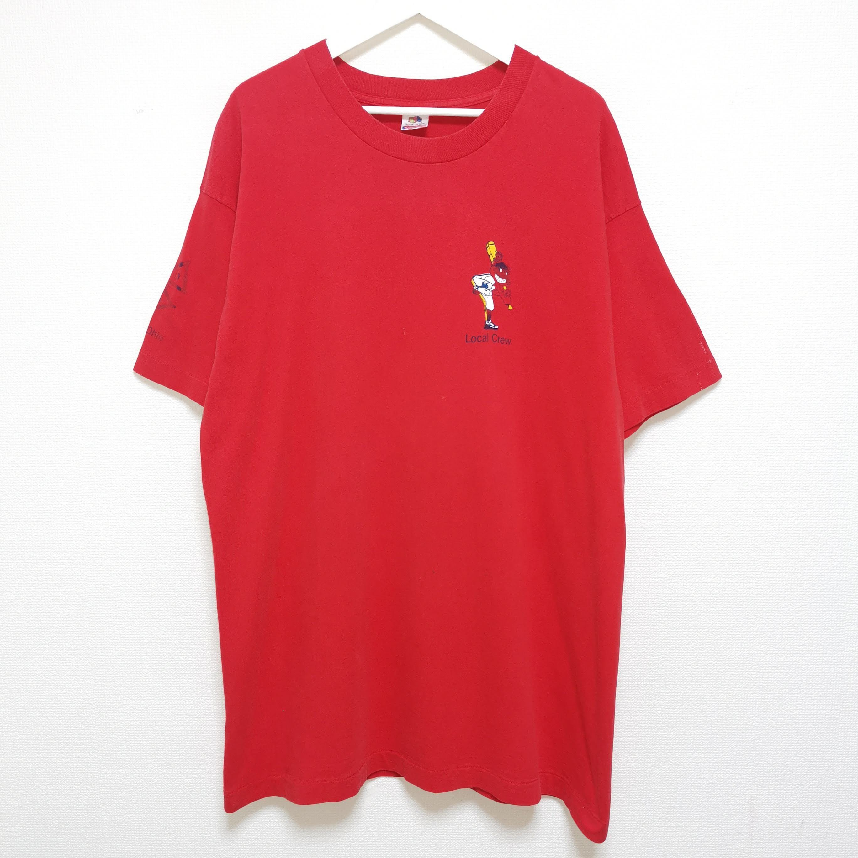 送料無料 M 90s バンズ VANS Tシャツ オーバル USA 赤 | neggycmart