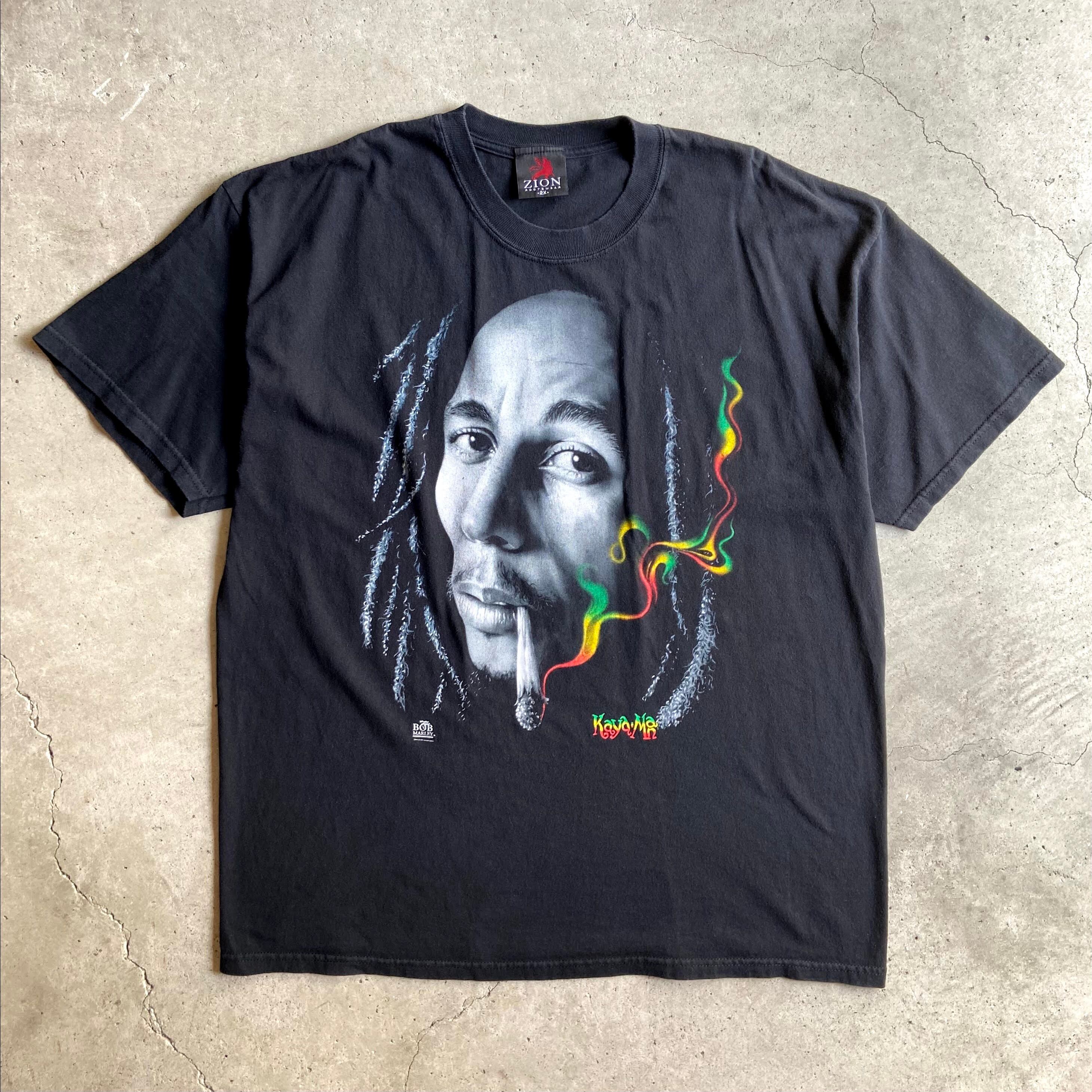 BOB MARLEY Kaya ボブ・マーリー バンドTシャツ メンズXXL 古着 黒 