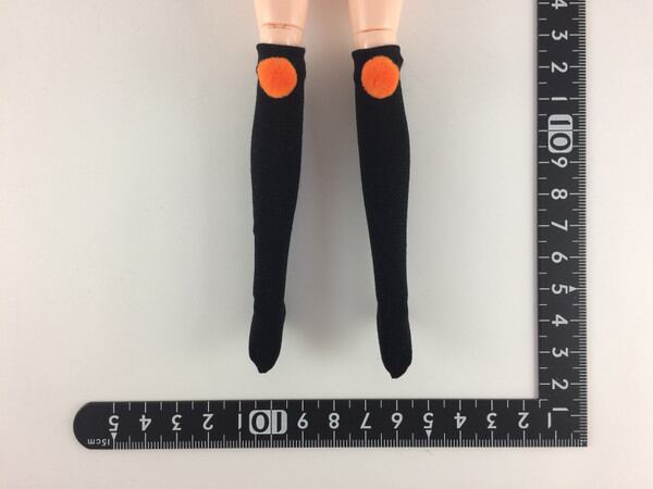 ドールアクセサリ 1/6 女性用 靴下 ストッキング 黒 BS161 - 画像1