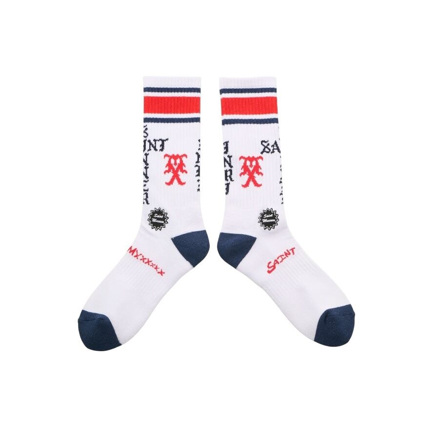 SAINTMICHAEL BAPE WINDANDSESソックスセントマイケル SAINT M××××××（セントマイケル）- A BATHING APE® SMC38 APE