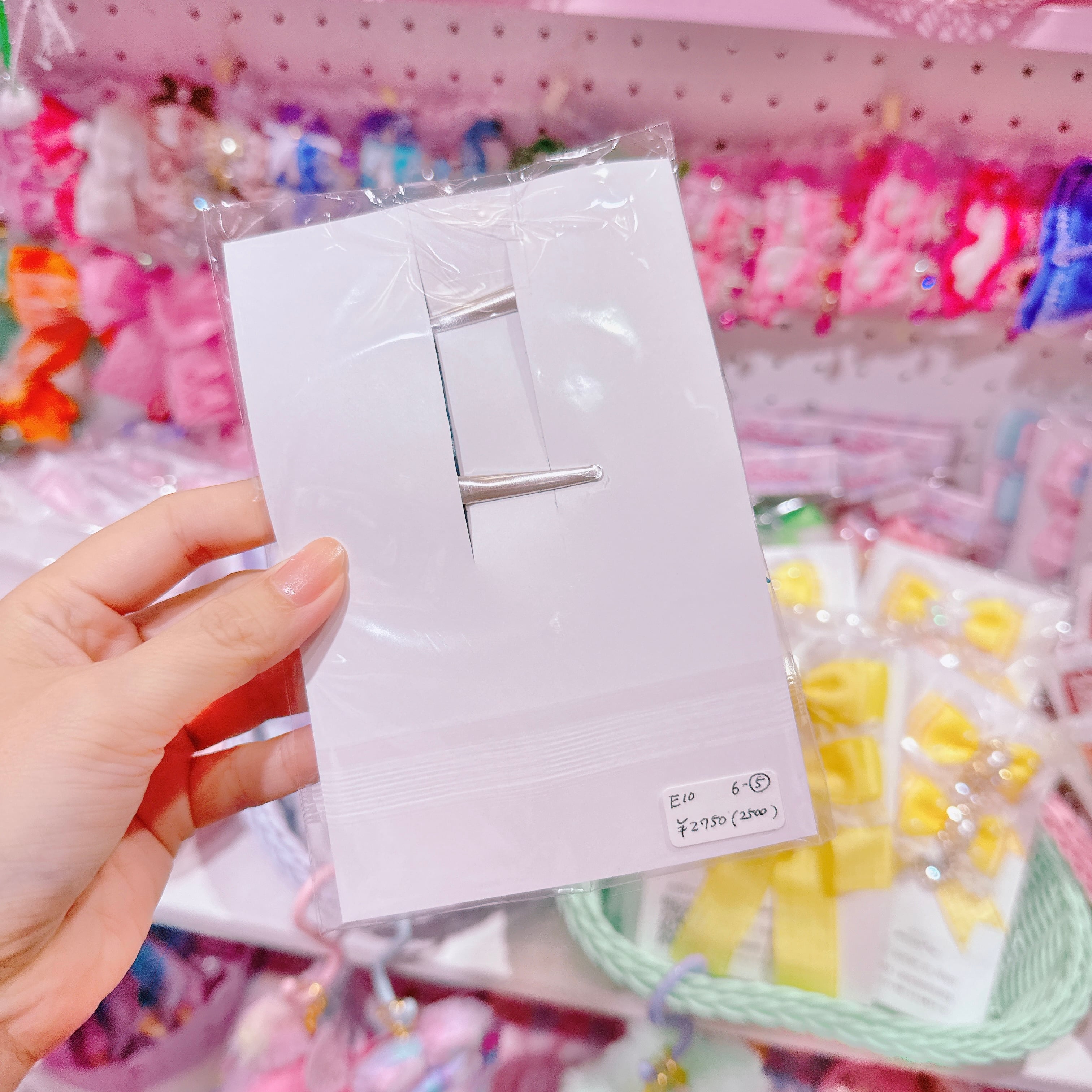 【E10】6-5ツインヘアクリップ