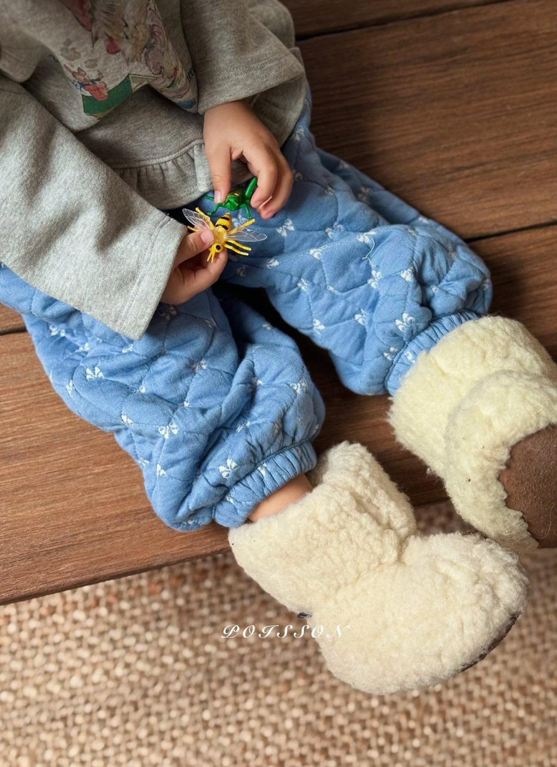 予約⌇poisson / Ribbon jogger pants