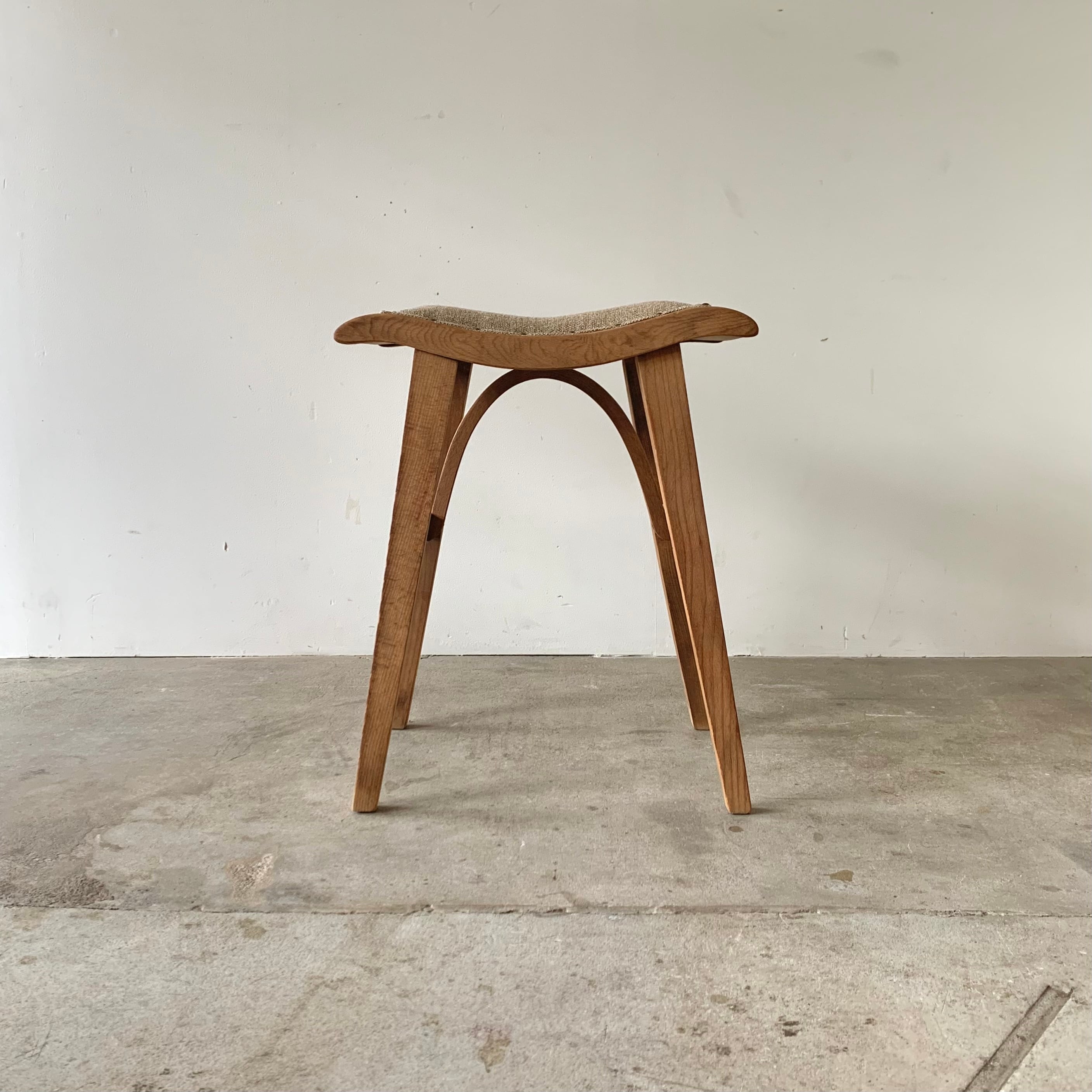 木製スツール　古家具　0783