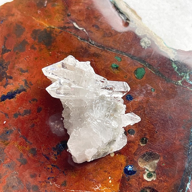 【特別販売】【トップクオリティ】トマスゴンサガ産　水晶クラスター　No.14