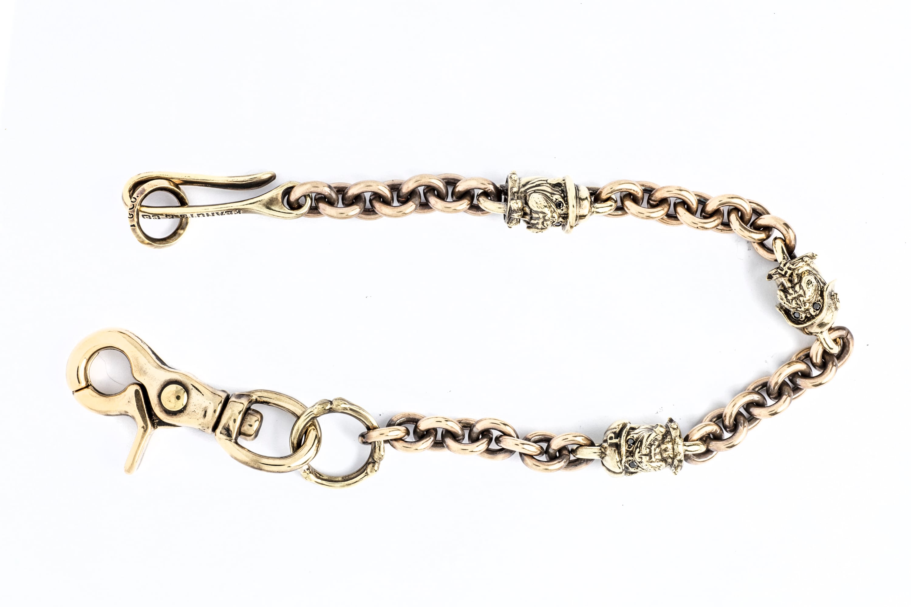 BULL WALLET CHAIN BRASS | Peanuts&Co powered by BASE