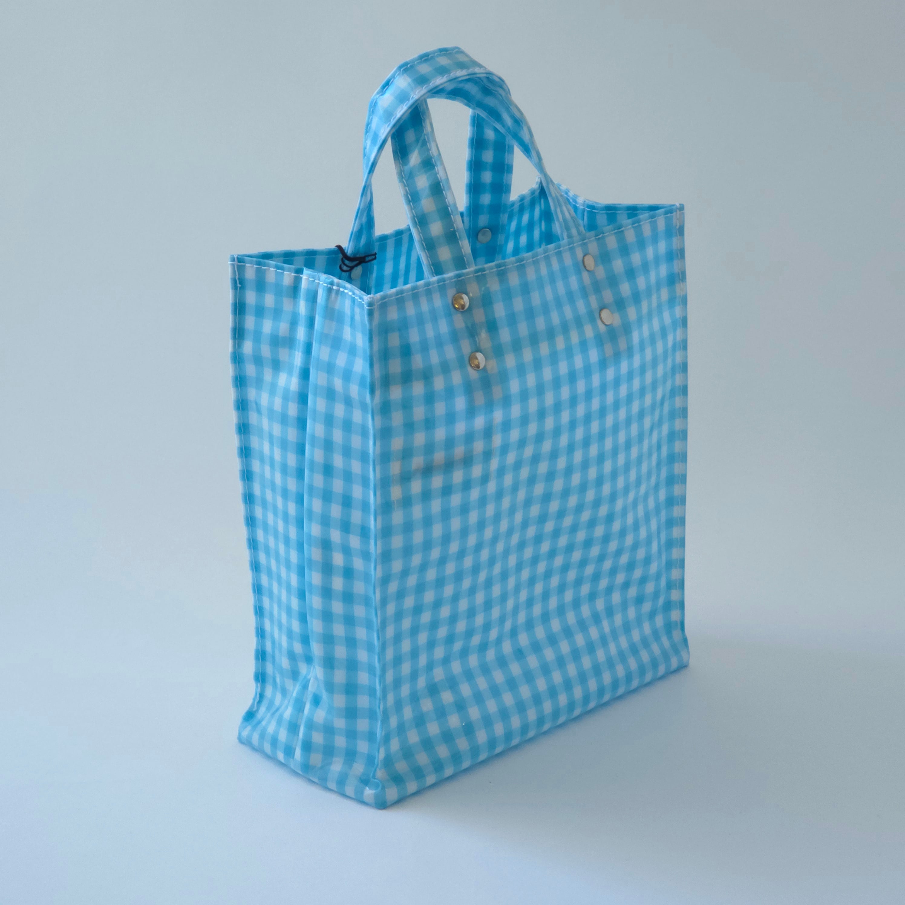 TEMBEAトートバッグ PAPER TOTE 水色 テンベア　PVC TEMBEA PAPER TOTE BAG PVC | まちのシューレ963 STORE